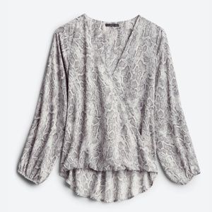 West Kei Allan Surplice Long Sleeve Blouse